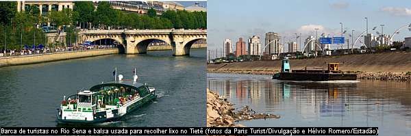 Despoluição do Rio Tietê será inspirado no Rio Sena