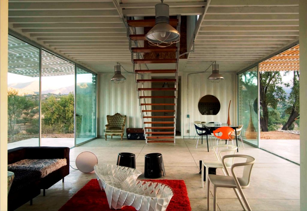 interior casa container