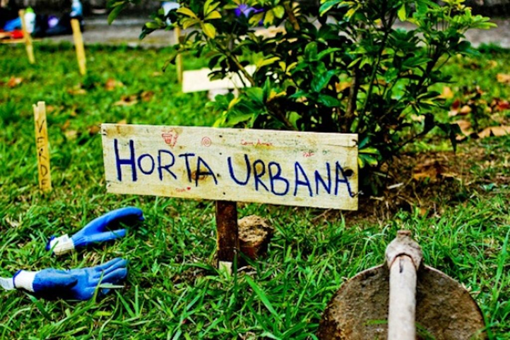 horta urbana no brasil