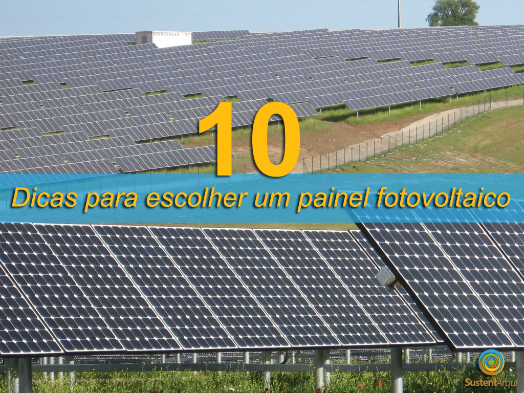 dicas para escolher o painel fotovoltaico