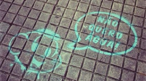 Campanha “Não quero água”