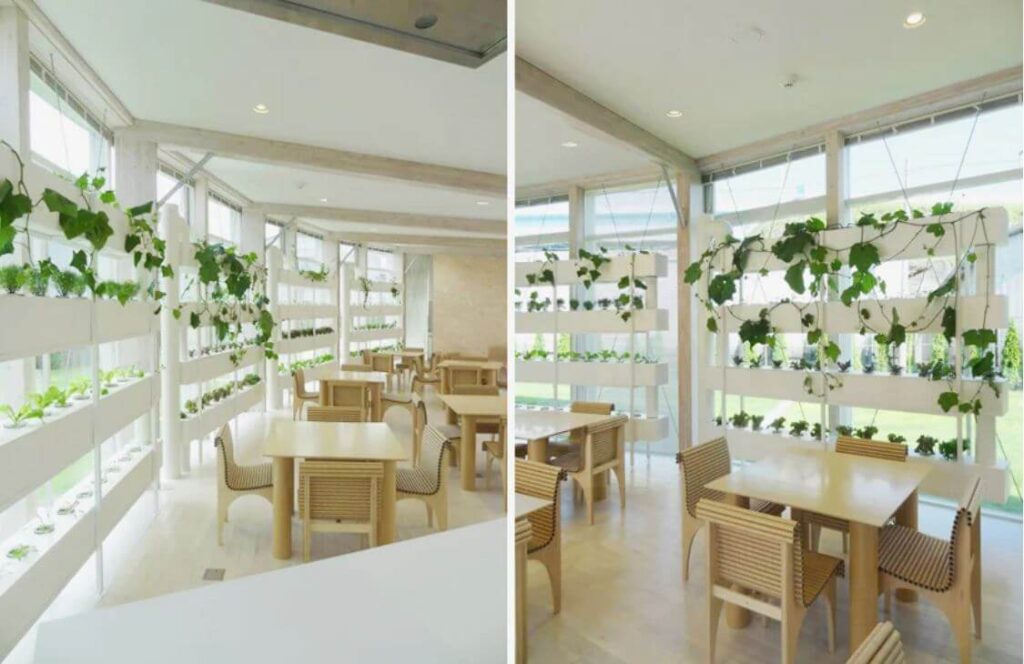 projeto sustentável Shigeru Ban INTERIOR