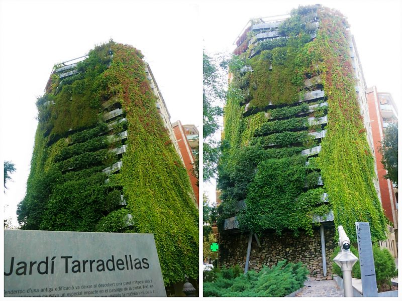 Jardim Vertical em Barcelona