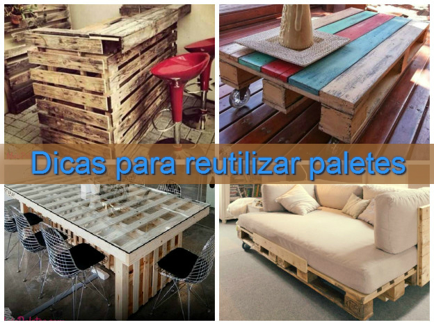 dicas para reaproveitar pallets