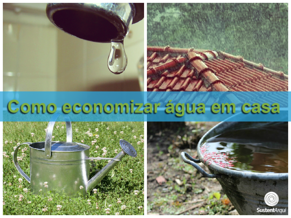 dicas de economia de água em casa