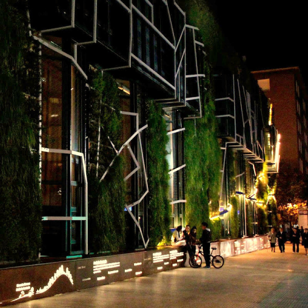 Jardim vertical do palácio