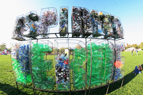 Espírito verde no Lollapalooza Chile