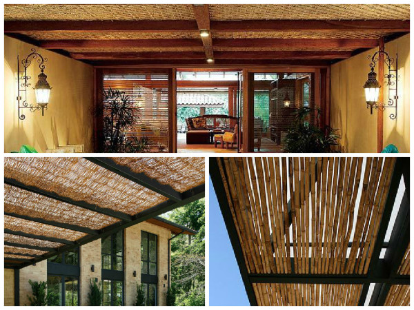 Forro bambu - como usar o bambu 