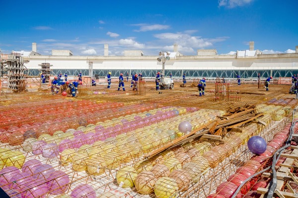 BubbleDeck Esferas plásticas