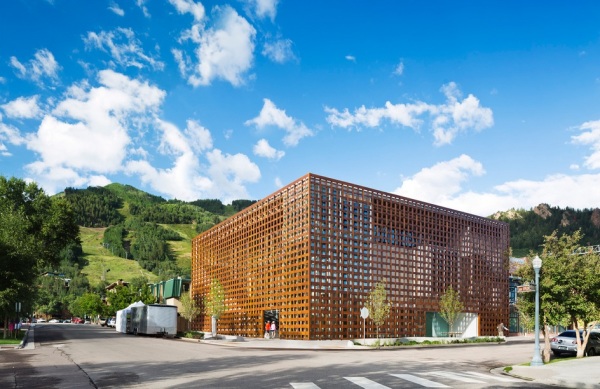 obra de Shigeru Ban - Museu de Aspen
