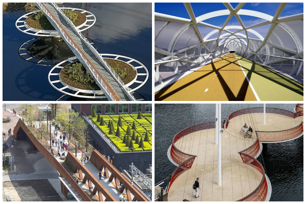 ponte para ciclistas e pedestres