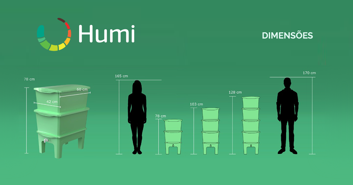 COMPOSTEIRA DOMÉSTICA HUMI