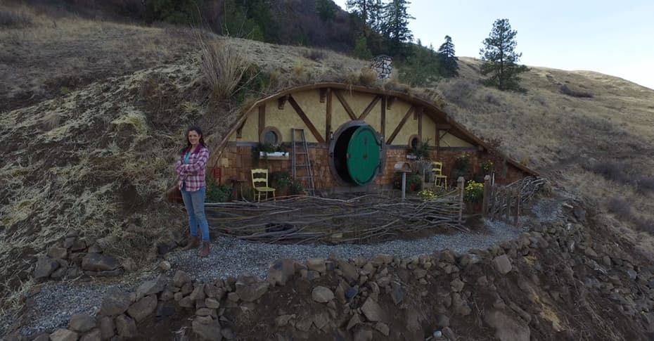 Casas de hobbit sustentáveis em Washington