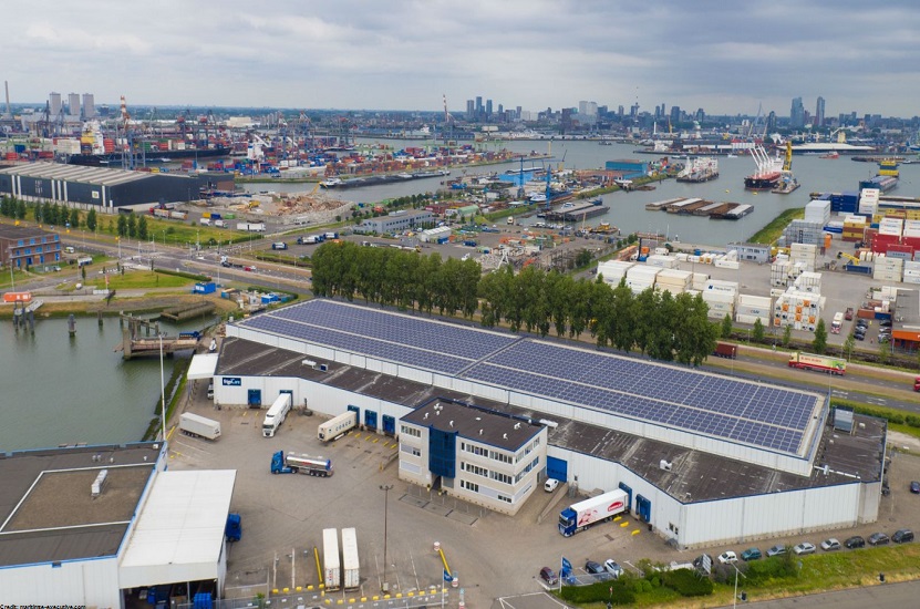 Maior porto da Europa energia solar