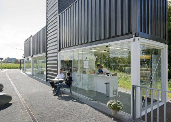 Uso de contêineres na Holanda