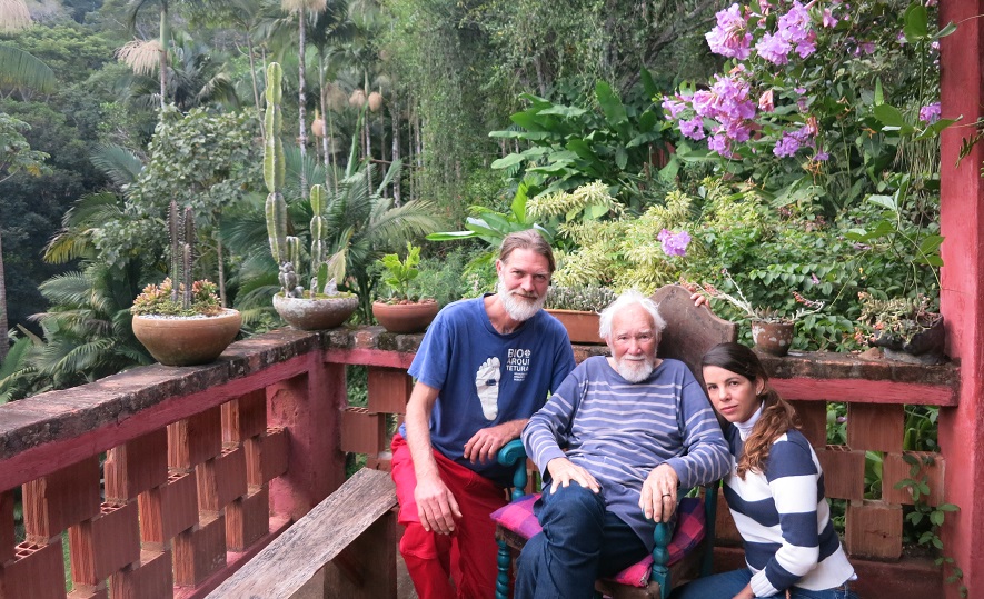 johan van lengen e marc van lengen com a arquiteta Juliana Rangel