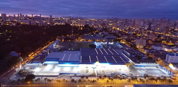 maior usina solar urbana do brasil em goiania