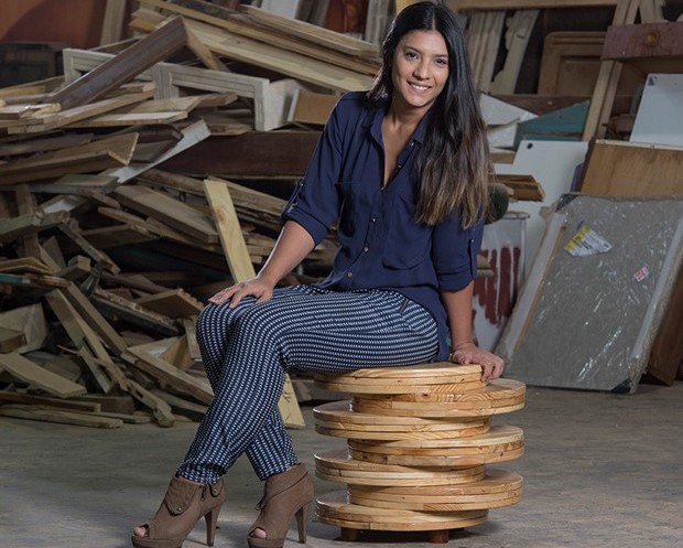 madeira descartada projeto encontros criativos