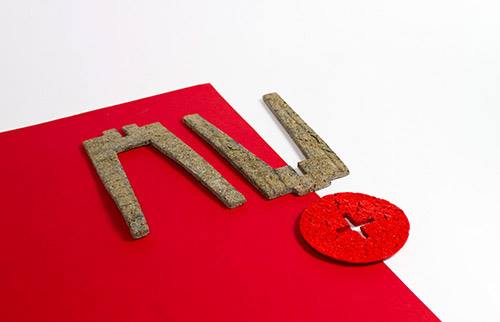 material feito de CASCAS DE BATATA MATERIAL SUSTENTAVEL