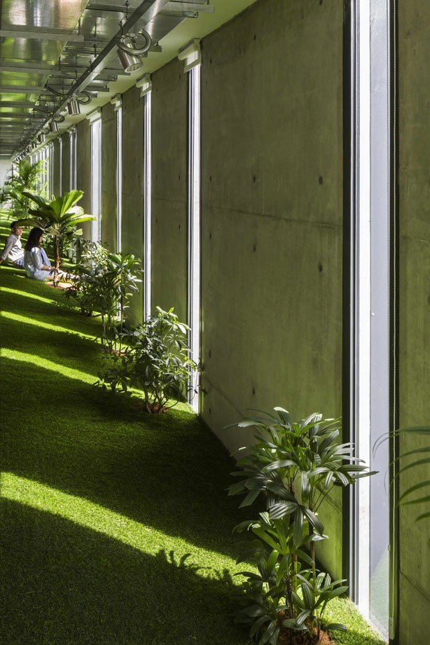 escritório verde vietnã