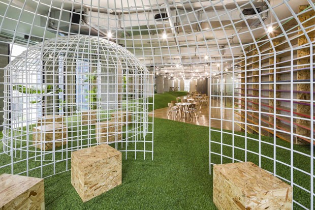 escritório verde vietnã 