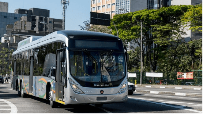 ÔNIBUS MOVIDO A COCO