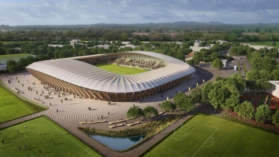 Eco Park - o primeiro estádio de futebol em madeira do mundo