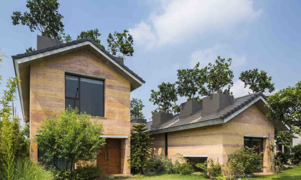 casa de terra biofilia