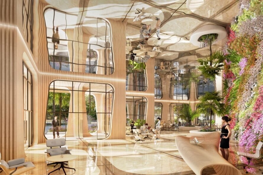 interior sustentável edifício bioclimático