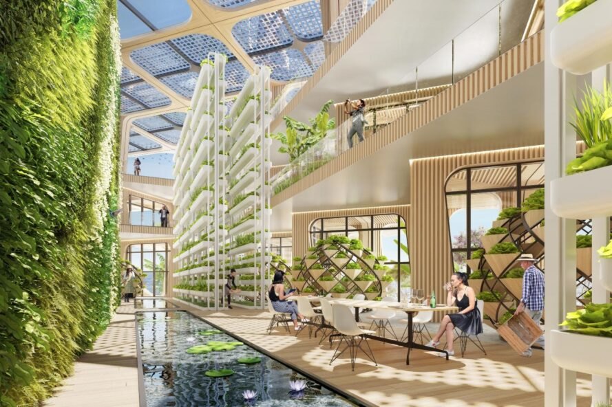 THE-RAINBOW-TREE interior sustentável