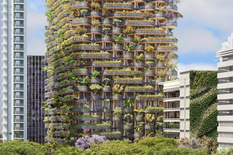 projeto sustentável do Vincent Callebaut