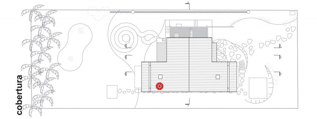 planta cobertura da casa