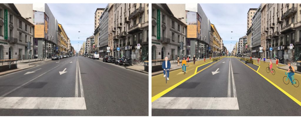 CICLOVIA EM MILÃO - ANTES E DEPOIS DO CORONAVÍRUS