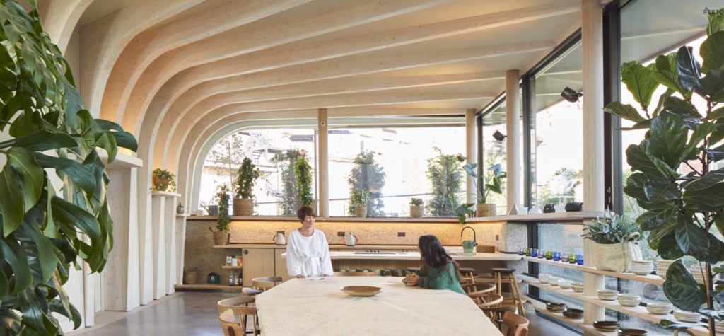 Interior sustentável Maggies-Leeds-Heatherwick-Studio 