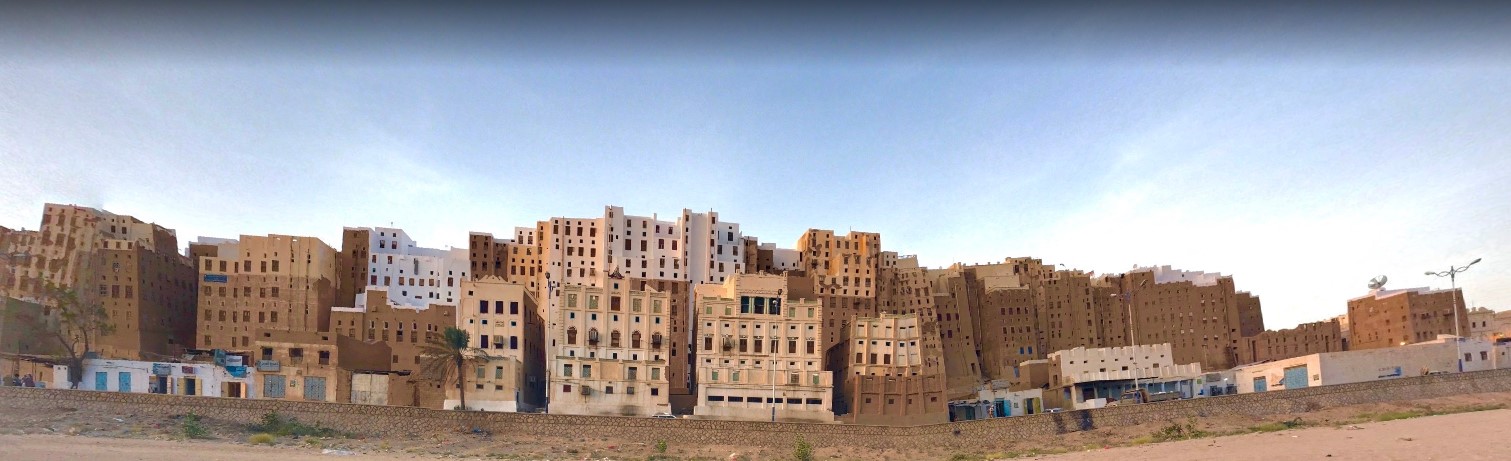 Shibam a cidade dos arranhas céus de terra.