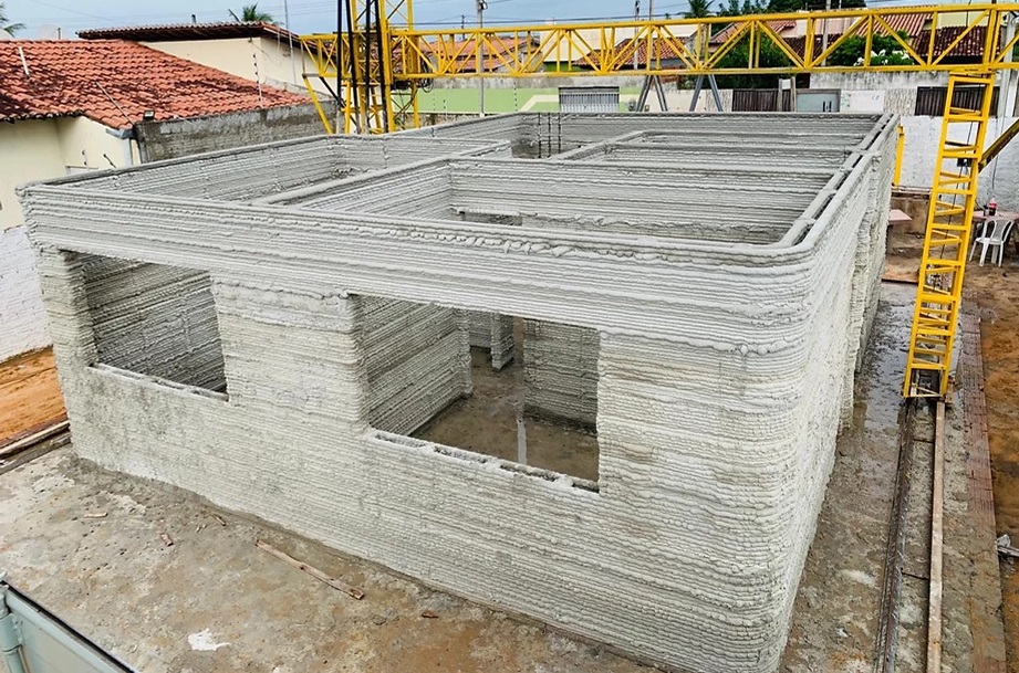 primeira casa impressa em 3d no Brasil