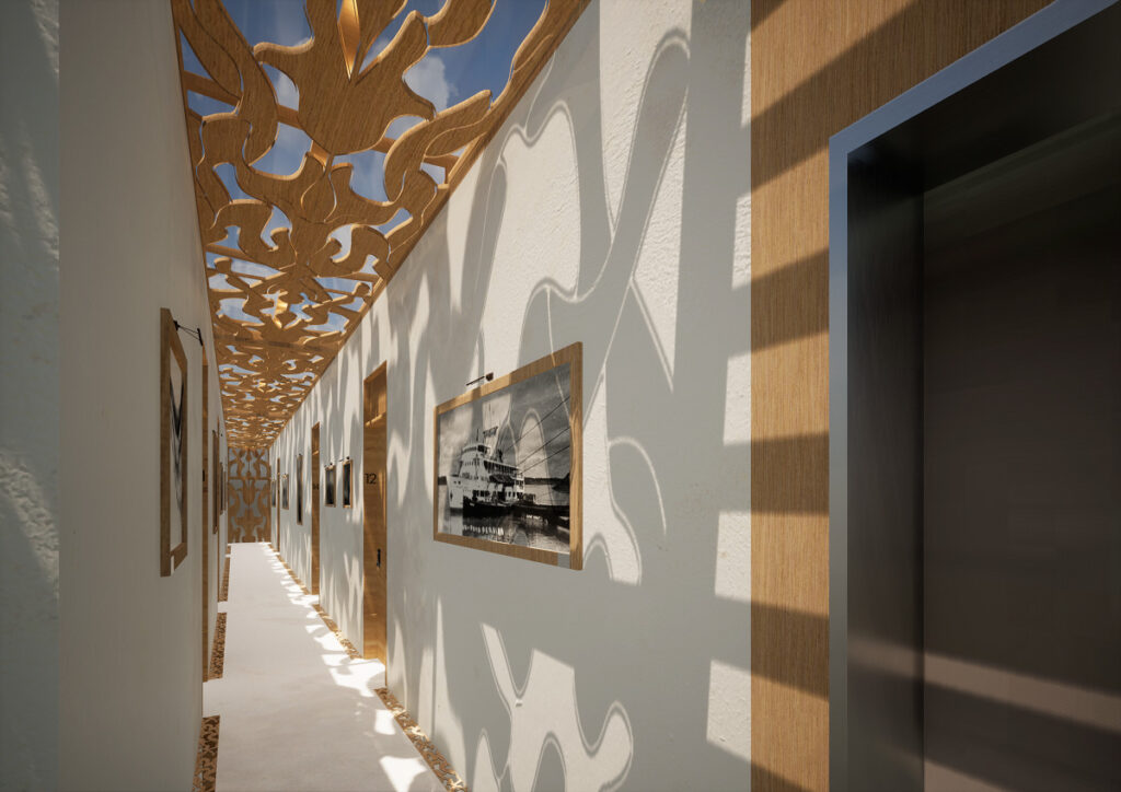 projeto de arquitetura saudável corredor