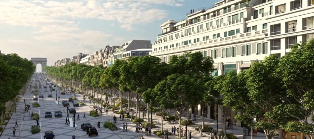Champs-Élysées vai ficar mais verde
