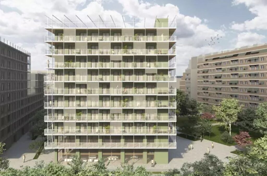 contêineres para habitação social Barcelona la bordeta