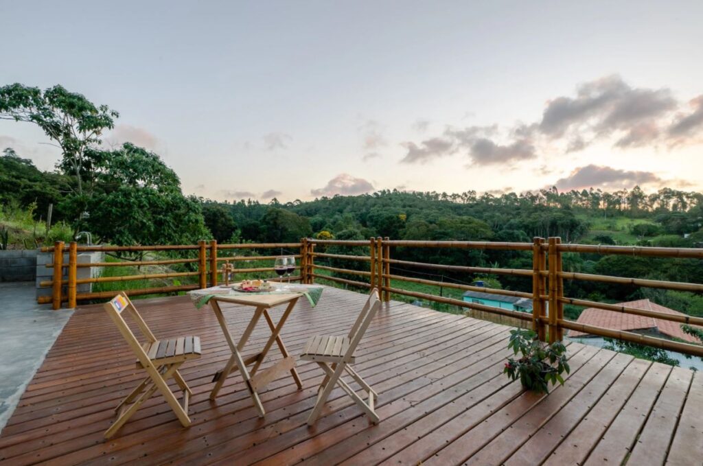ecocasa varanda bambu