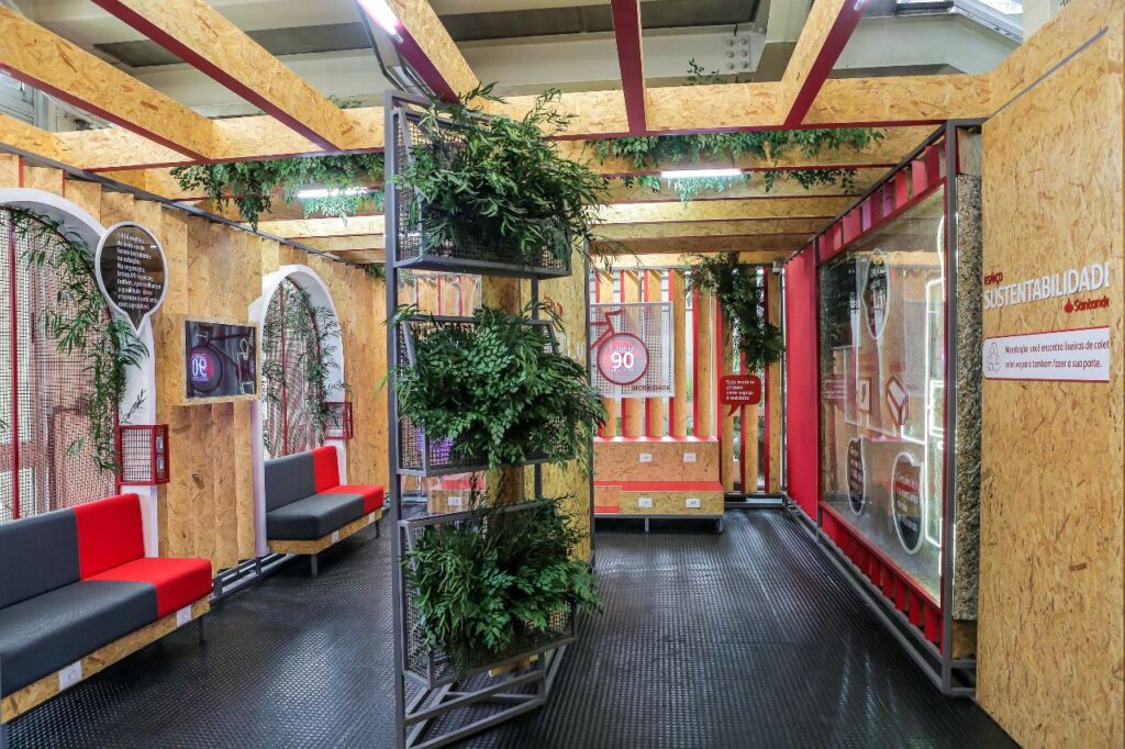 Estação de trem sustentável no Brasil - Vila Olímpia 