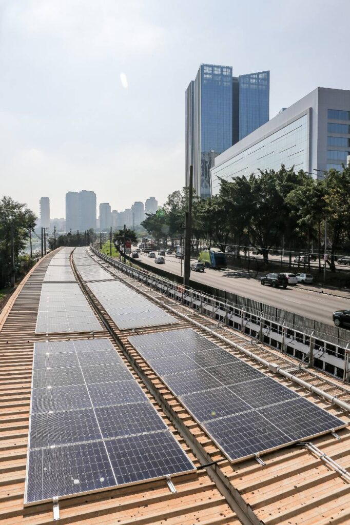 energia solar estação vila olílpia