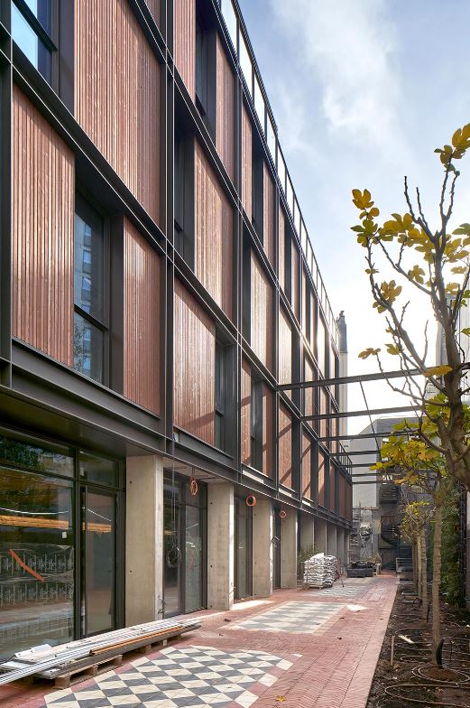 fachada posterior edifício Vila M