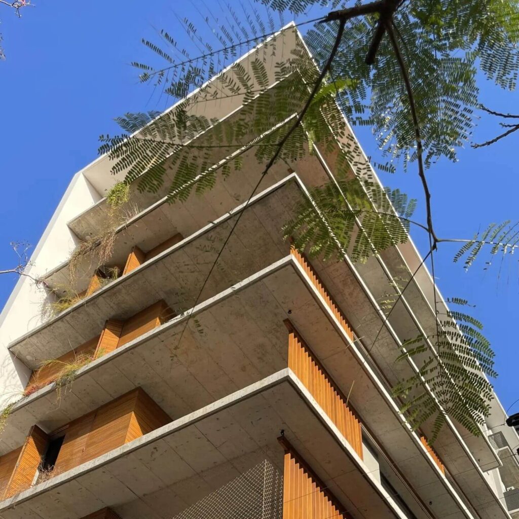 fachada edificio sustentavel em Porto Alegre