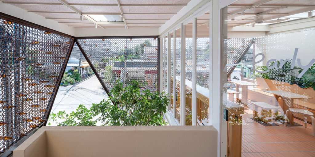 Projeto sustentável de Café em Bangkok 