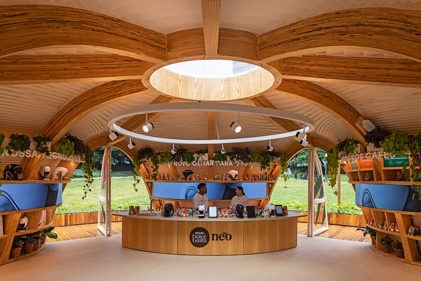 Incrível loja impressa em 3D com materiais biodegradáveis em SP