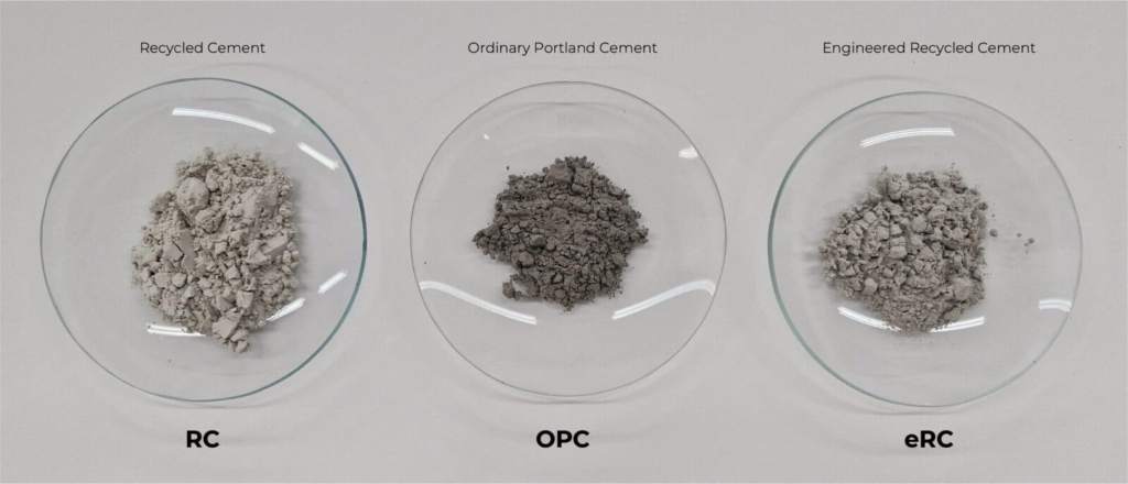 cimento reciclado